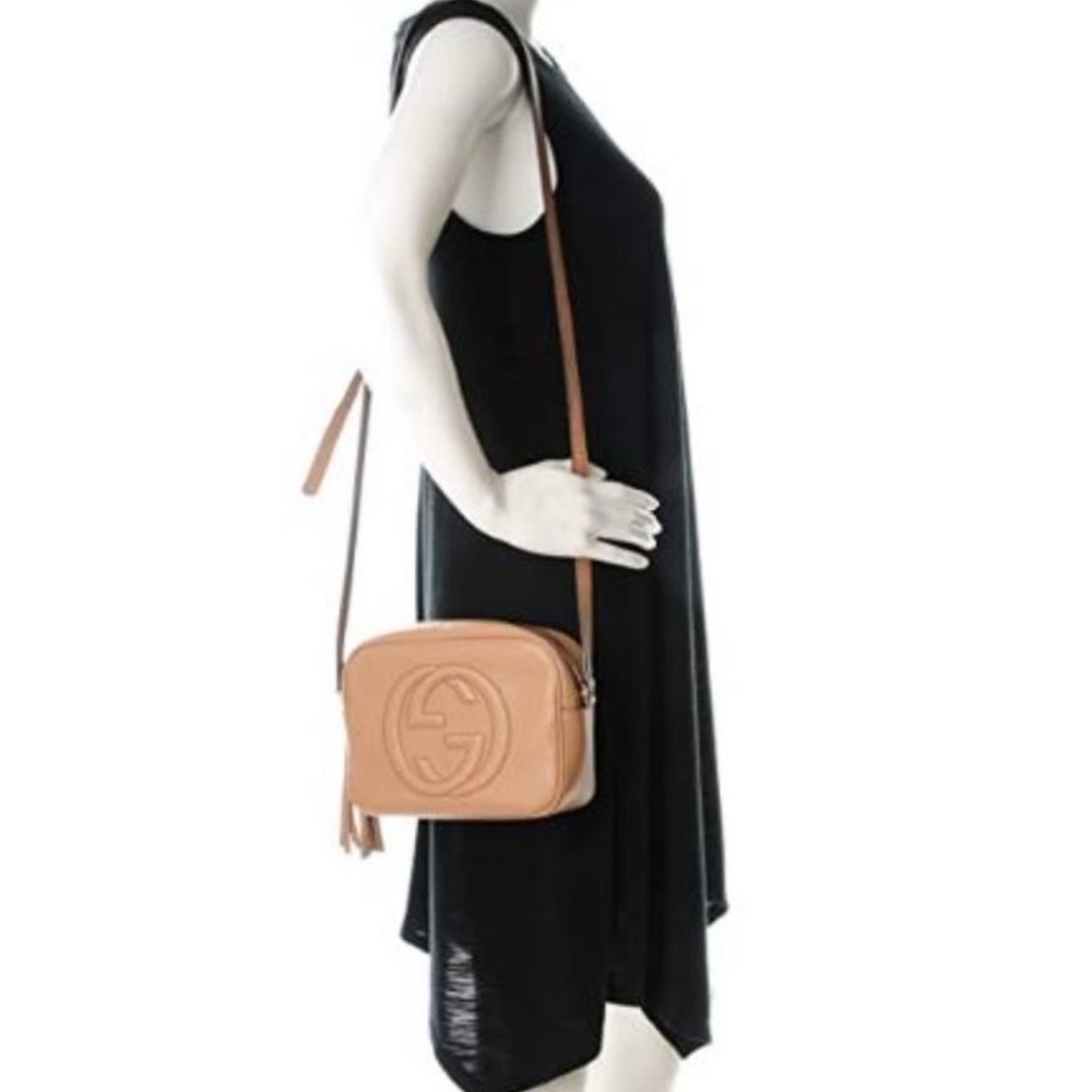 Gucci Soho Disco Tan Leather Crossbody bag